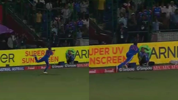 CATCH OF THE SERIES! Hardik Pandya takes a superb running catch on the boundary ropes [WATCH]