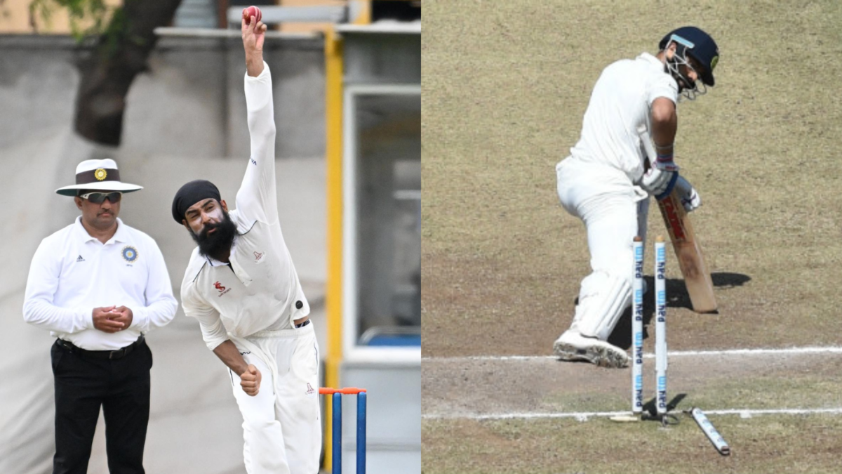 Gurjapneet Singh got Virat Kohli out in the nets.