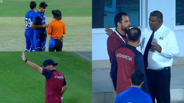 Controversy in Emerging Teams Asia Cup! Umpire takes review without DRS and ultraedge, gives a shocking out! [WATCH]