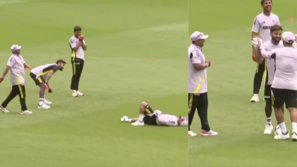 Virat Kohli, Rishabh Pant Tease Sarfaraz Khan for His Catching Technique During Fielding Drill in Perth [WATCH]