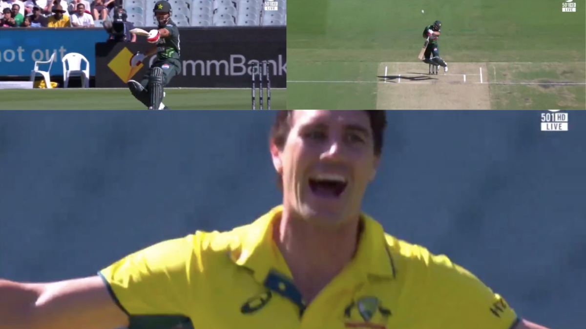Pat Cummins stuns Kamran Ghulam