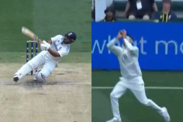 Rishabh Pant Gifts His Wicket with a Scoop Attempt, Caught at Third Man on Day 3 of the Boxing Day Test [WATCH]