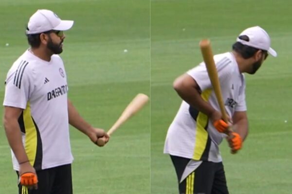 Video of Rohit Sharma Batting with Baseball Bat Goes Viral: How Will It Help Him in Boxing Day Test?