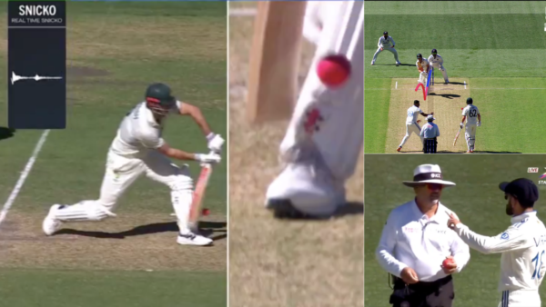 Kohli Doesn’t Forget: India Star Reminds Umpires of KL Rahul’s Perth Dismissal After Mitchell Marsh Survives Similar DRS [WATCH]
