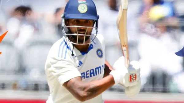 Nitish Kumar Reddy Smashes Six off a Reverse Hit Over Slip Cordon in Adelaide Test [WATCH]