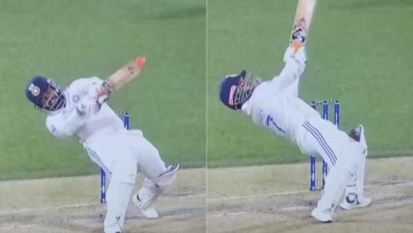 Rishabh Pant Turns Right-Hander, Hits Outrageous Reverse-Hit While Falling Down in Adelaide Test [WATCH]