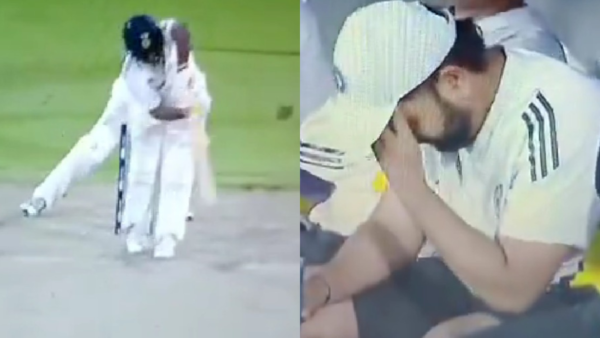 Rohit Sharma Puts His Hand on His Face in Disappointment After Sarfaraz Khan’s Bizarre Dismissal [WATCH]