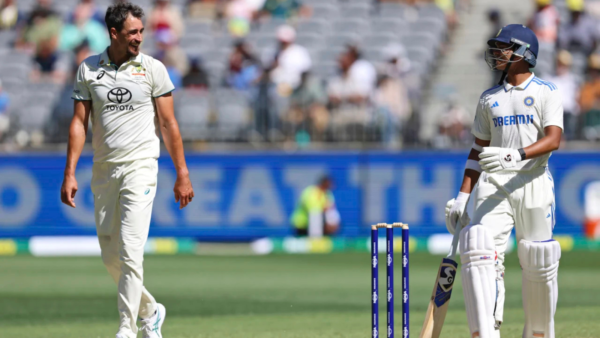 Mitchell Starc Reacts to Yashasvi Jaiswal’s Sledge Calling Him “Too Slow” [WATCH]