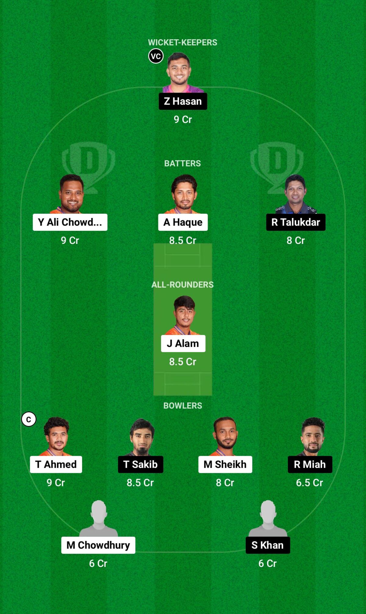 DBR vs SYL Dream11 Prediction SL Team