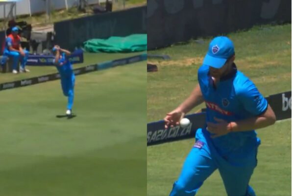 Jimmy Neesham Does a Herschelle Gibbs, Takes the Catch but Let’s It Go on the Run [WATCH]