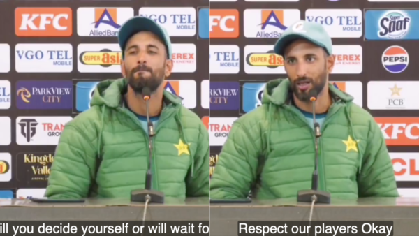 Shan Masood Blasts Pakistan Journalist for Asking Him To Step Down From Captaincy After West Indies Loss [WATCH]