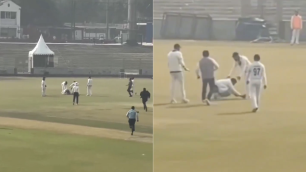 Fan Breaches Security Measures To Touch Virat Kohli’s Feet During Ranji Trophy [WATCH]