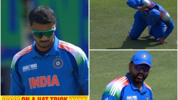 Angry Rohit Sharma Slaps Ground Ferociously After Dropping Sitter off Axar Patel Hat-Trick Ball vs Bangladesh