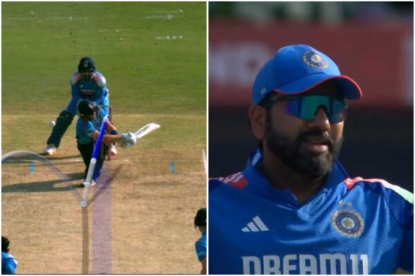 WATCH: Rohit Sharma furious as KL Rahul, Axar Patel lose a DRS chance to trap Joe Root plumb
