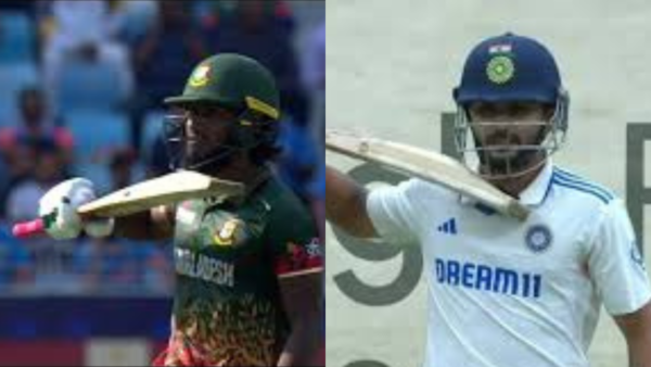 [WATCH] Jaker Ali Emulates Nitish Kumar Reddy; Does ‘Pushpa Celebration’ After Fifty Against India In Champions Trophy 2025