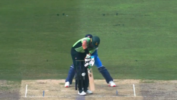 Shaheen Afridi Makes A Fool Of Himself; Takes Nonsensical Review After Kuldeep Yadav Plumbs Him [WATCH]