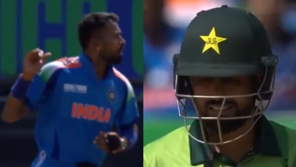 Hardik Pandya Gives Babar Azam a Cold Send Off After Dismissing Him in Champions Trophy 2025 [WATCH]