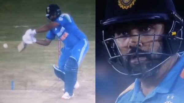 [WATCH] Rohit Sharma fumes at umpire for controversial wide decision during 2nd IND vs ENG ODI