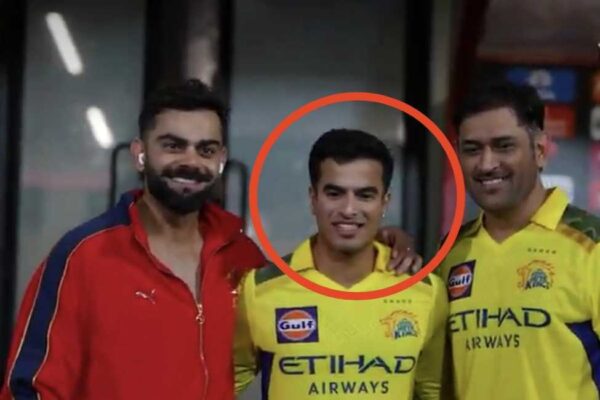 Who is The Upcoming CSK Star Posing With Virat Kohli and MS Dhoni?