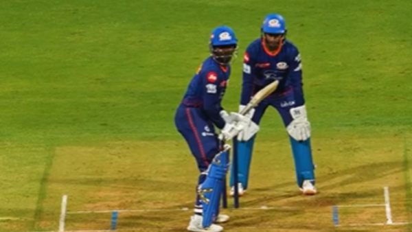 Mumbai Indians Youngster Snatches Jaw-Dropping Rebound Catch In Practice Game Ahead of IPL 2025 [WATCH]