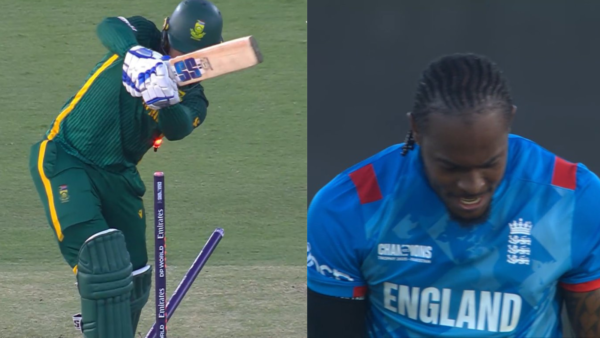 Mumbai Indians Recruit Clean Bowled by Jofra Archer’s Mastery in a Must-Win Champions Trophy 2025 Face-off [WATCH]