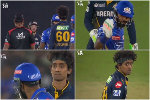 ‘F*ck Off’ – WATCH Hardik Pandya and Sai Kishore Face Off As Angry Reaction Met With Abuse During GT vs MI IPL 2025 Game