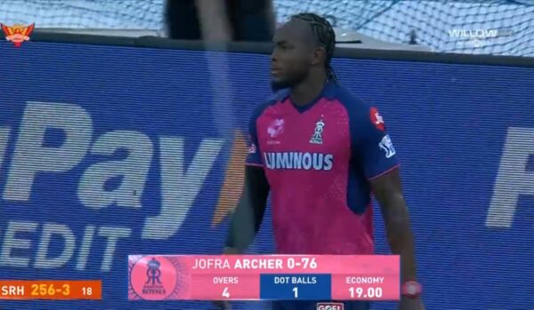 Unwanted Record for Jofra Archer: Rajasthan Royals Pacer Taken to Cleaners by Ishan Kishan and Co. in SRH vs RR IPL 2025 Game
