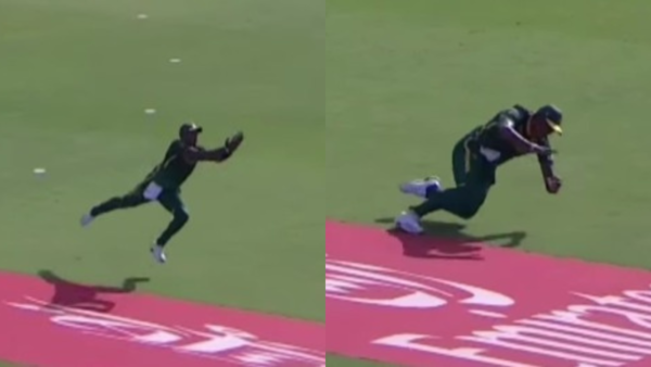 RCB Pacer Takes a Sensational Catch Running Backwards To Dismiss CSK All-Rounder in Champions Trophy 2025 [WATCH]