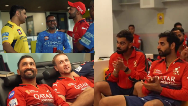 [WATCH] RCB Dressing Room Behind the Scenes After Victory Over Chennai Super Kings in IPL 2025
