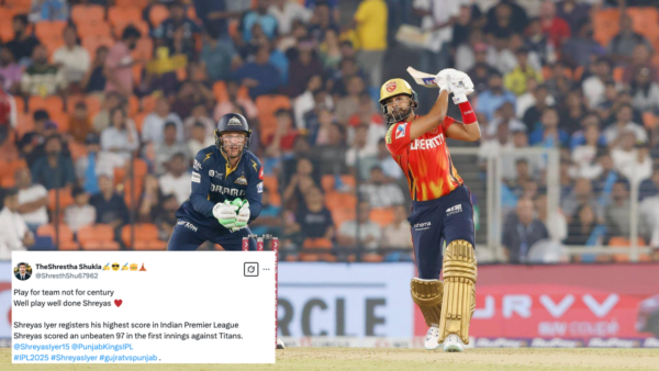 ‘Play for Team Not for Century’: Fans Heap Plaudits After PBKS Skipper Shreyas Iyer Slams Selfless 97 off 42 vs Gujarat Titans in IPL 2025