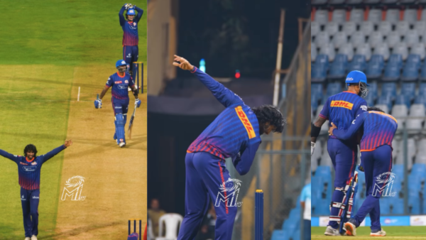 [WATCH] Tilak Varma Pulls Out Shubman Gill’s ‘Century Celebration’ After Dismissing SKY in Mumbai Indians Practice Match Ahead of IPL 2025