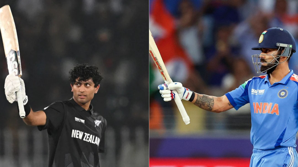 Rachin Ravindra Closes in on Virat Kohli after 5th ICC Tournament Century in Champions Trophy 2025 Semi-Final