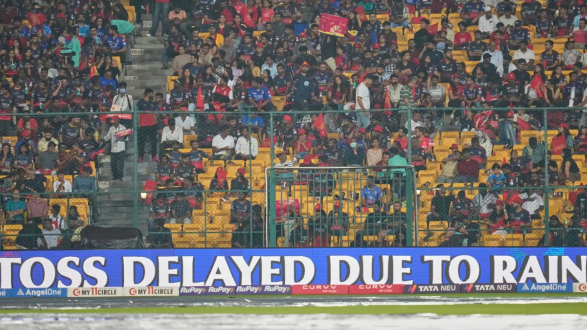 Chinnaswamy rain RCB vs PBKS IPL 2025