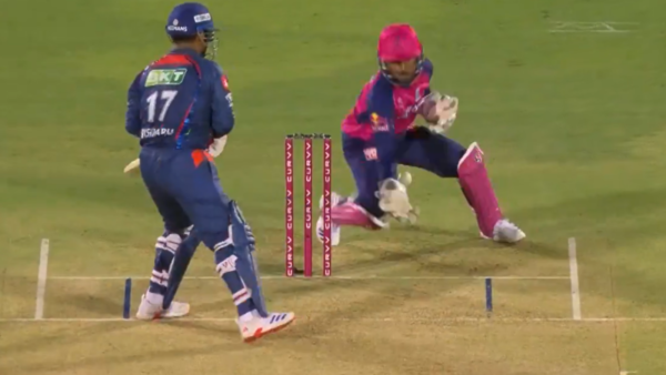 [WATCH] Rajasthan Royals wicketkeeper Dhruv Jurel seals spectacular catch to dismiss LSG skipper Rishabh Pant in IPL 2025 match