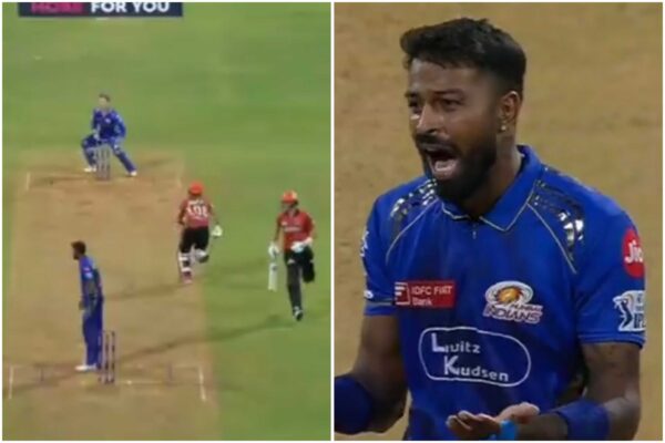 [WATCH] Hardik Pandya Furious At Former RCB Player For Fielding Gaffe During MI vs SRH IPL 2025 Clash