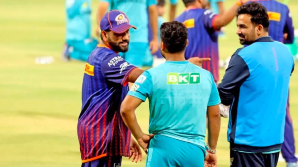 ‘Mereko Kuch Karne Ki Zarurat Nahi Hai’ – Rohit Sharma Seen in Animated Conversation With LSG Mentor Zaheer Khan Ahead of Mumbai Indians Fixture in IPL 2025