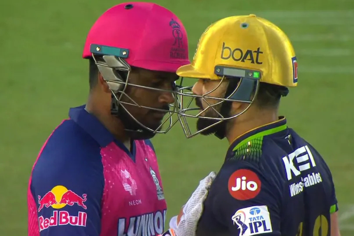 Sanju Samson Checking Virat Kohli's Heartbeat