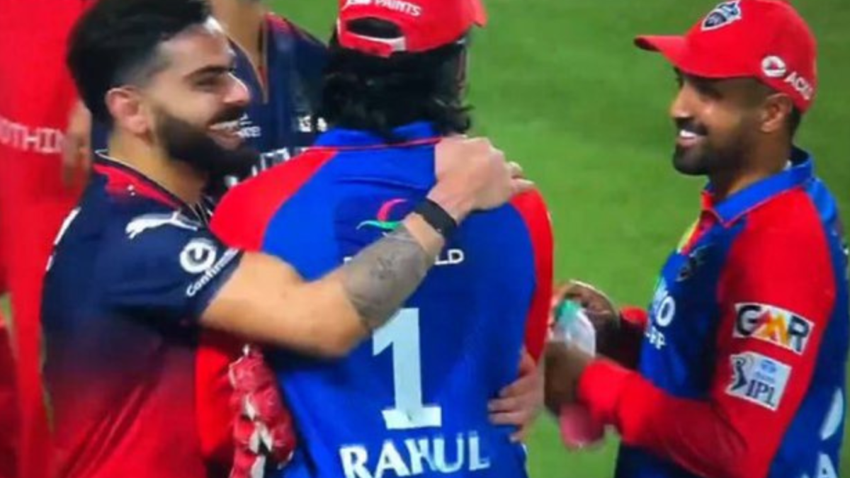 Virat Kohli KL Rahul DC vs RCB IPL 2025