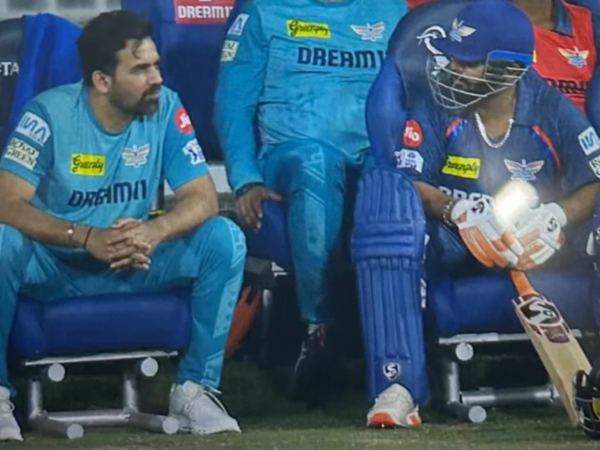 What is the Animated Chat in LSG Dugout Between Rishabh Pant Zaheer Khan During the IPL 2025 Clash Against Delhi Capitals?