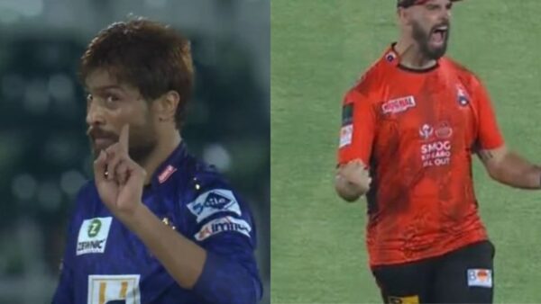 Mohammad Amir Sledging Goes Wrong, Former CSK Player Hits Back With Pumped Up Celebration in PSL 2025