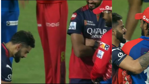 [WATCH] After On-Field Fight, Virat Kohli Does ‘This Is My Ground Celebration’ in Front of KL Rahul and Hugs Him