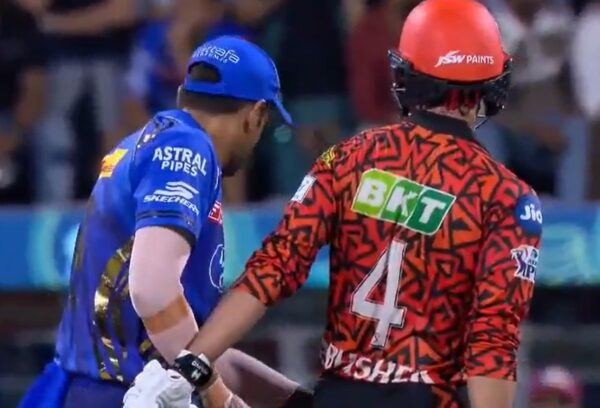 [WATCH] Suryakumar Yadav Checks Abhishek Sharma’s Pockets During MI vs SRH IPL 2025 Clash