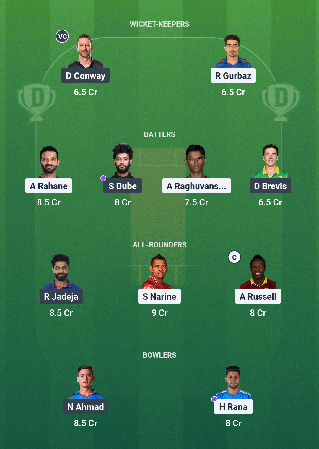 KKR vs CHE Dream11 Prediction Today Match 57 Playing XI IPL 2025 Grand League Team