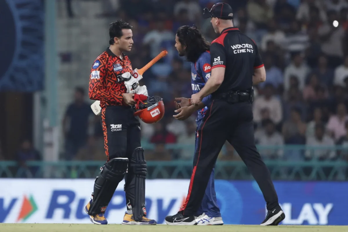 digvesh rathi abhishek sharma ipl 2025 lsg vs srh