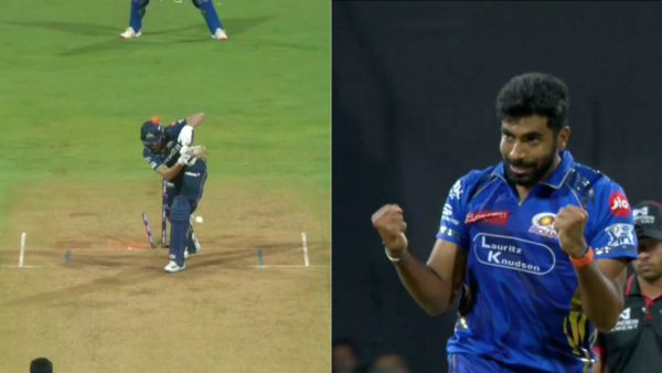 [WATCH] Jasprit Bumrah Shatters Shubman Gill’s off Stump During MI vs GT IPL 2025 Clash