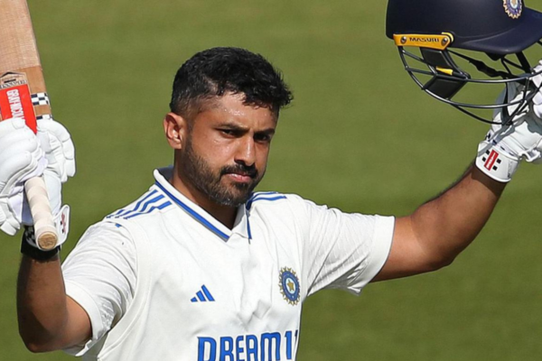 Karun Nair Slams Second Double Century on English Soil To Push For India Playing XI Inclusion on England Test Tour; WATCH HERE