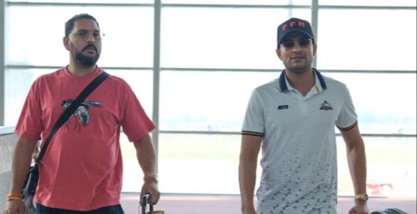 Shubman Gill Joined By Mentor Yuvraj Singh As Gujarat Titans Begin Preparations For IPL 2025 Playoffs