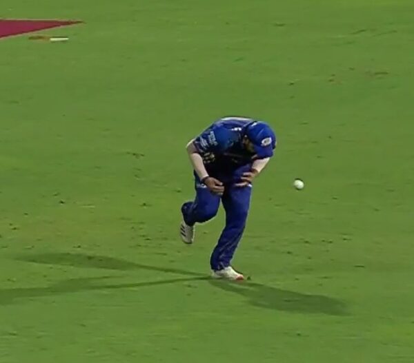 [WATCH] Rohit Sharma Drops a Sitter To Offer Vipraj Nigam Crucial Lifeline in Must-Win MI vs DC IPL 2025 Clash
