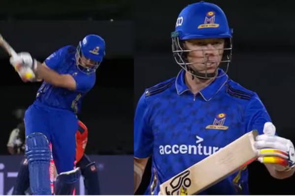Mumbai Indians Player’s DRS Review Blunder Off Clean Bowled In MLC 2025 Leaves Fans In Splits