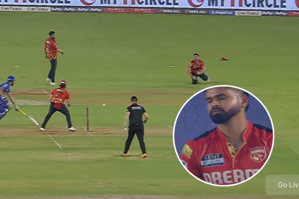 [WATCH] Hardik Pandya Gets Rare 6 Runs After Wild Overthrow During PBKS vs MI IPL 2025 Qualifier 2